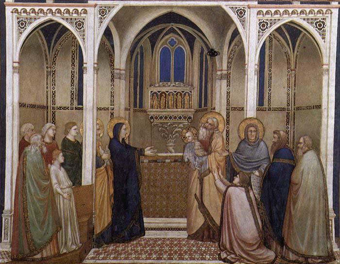 GIOTTO di Bondone Presentation of Christ in the Temple china oil painting image